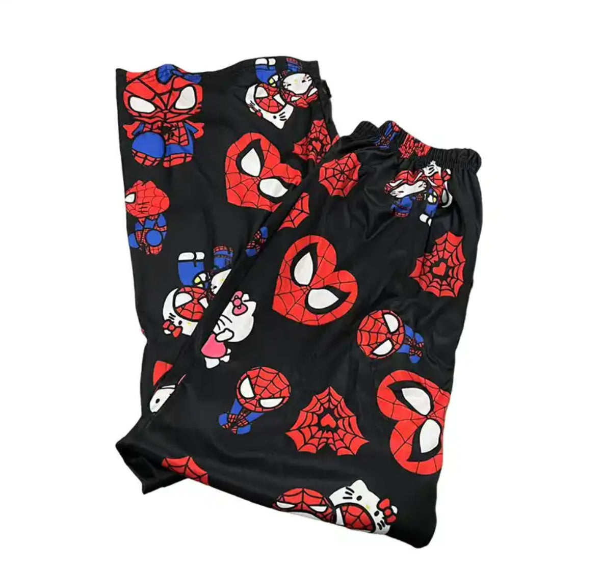 SpiderMan X Hello Kitty pants