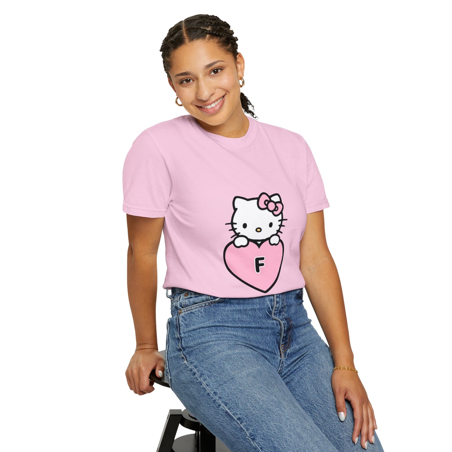 Hello Kitty Initial T-Shirt “F”