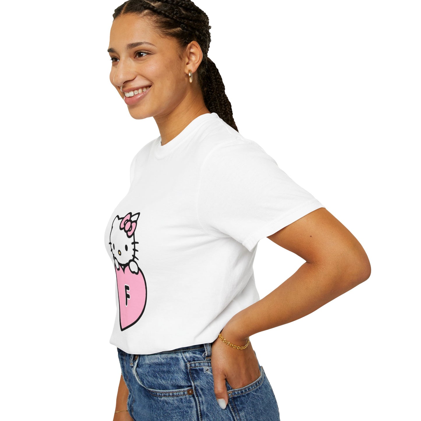 Hello Kitty Initial T-Shirt “F”