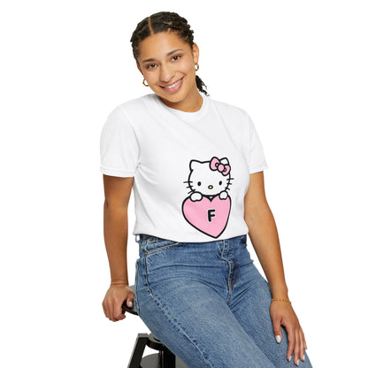 Hello Kitty Initial T-Shirt “F”