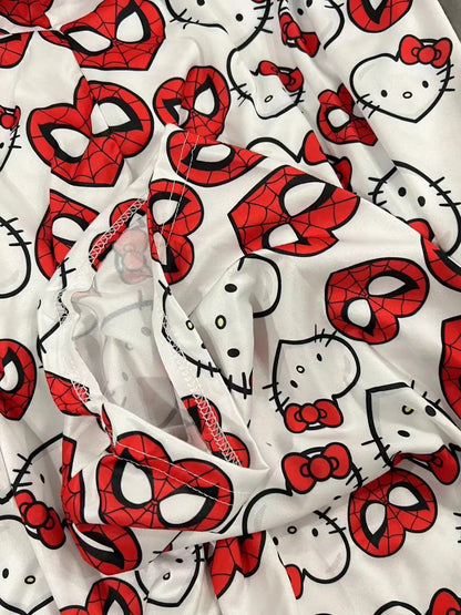 SpiderMan X Hello Kitty pants