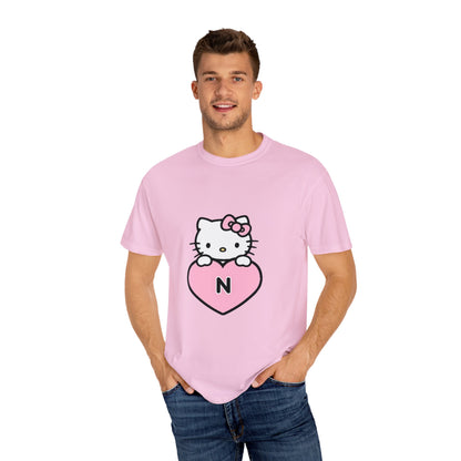 Hello Kitty Initial T-Shirt “N”