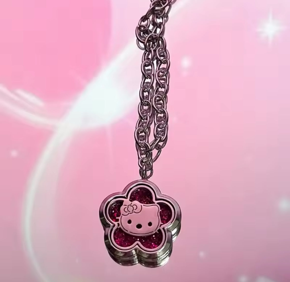 Hello Kitty Clavicle Chain Necklace