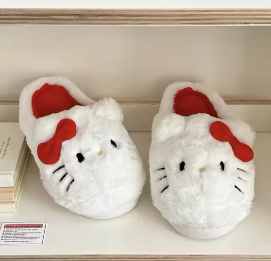 Hello Kitty Plushie Slippers