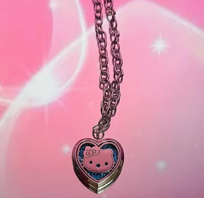 Hello Kitty Clavicle Chain Necklace