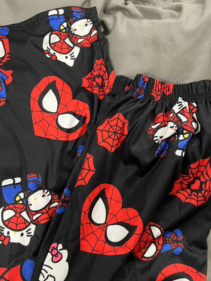 SpiderMan X Hello Kitty pants