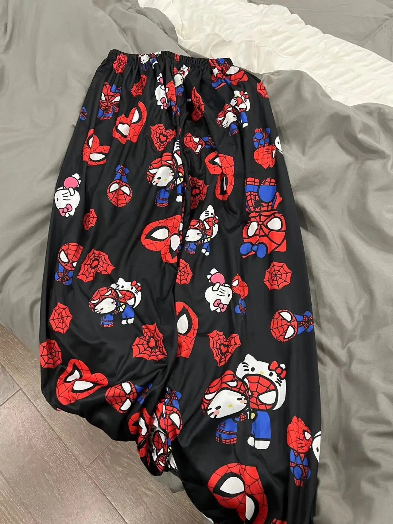 SpiderMan X Hello Kitty pants