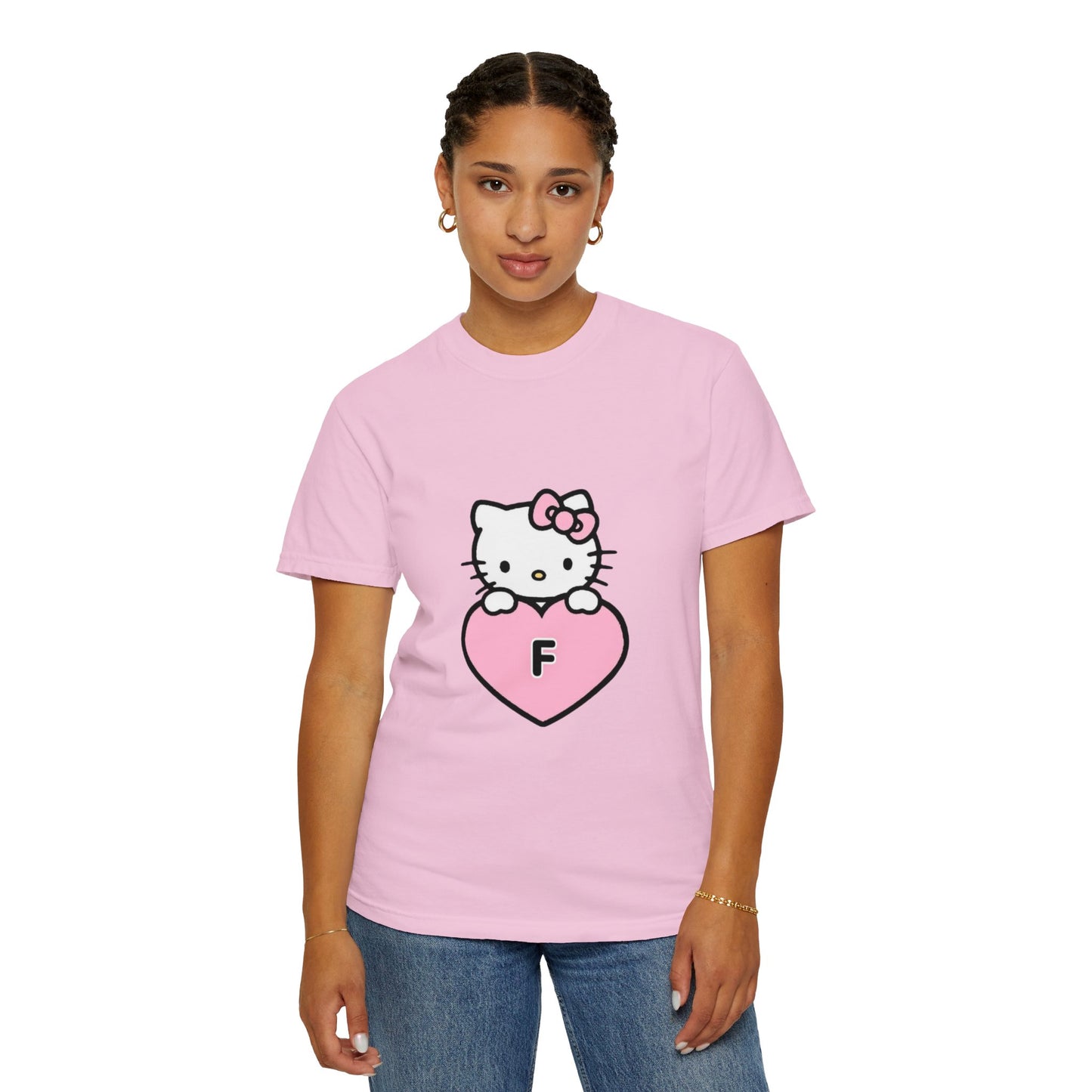 Hello Kitty Initial T-Shirt “F”