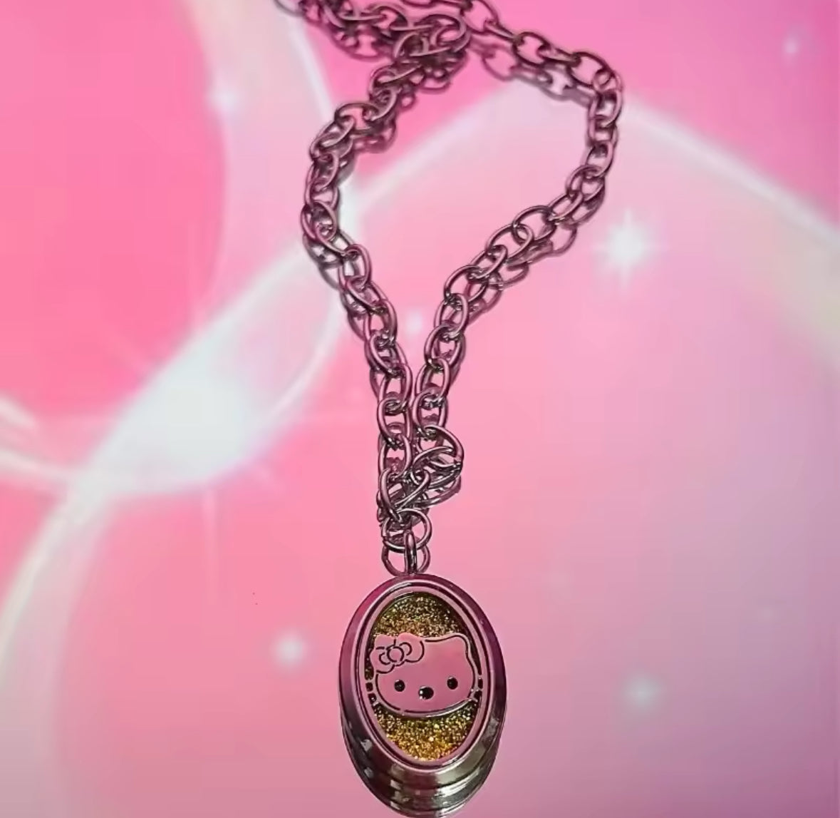 Hello Kitty Clavicle Chain Necklace