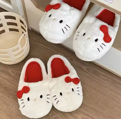 Hello Kitty Plushie Slippers