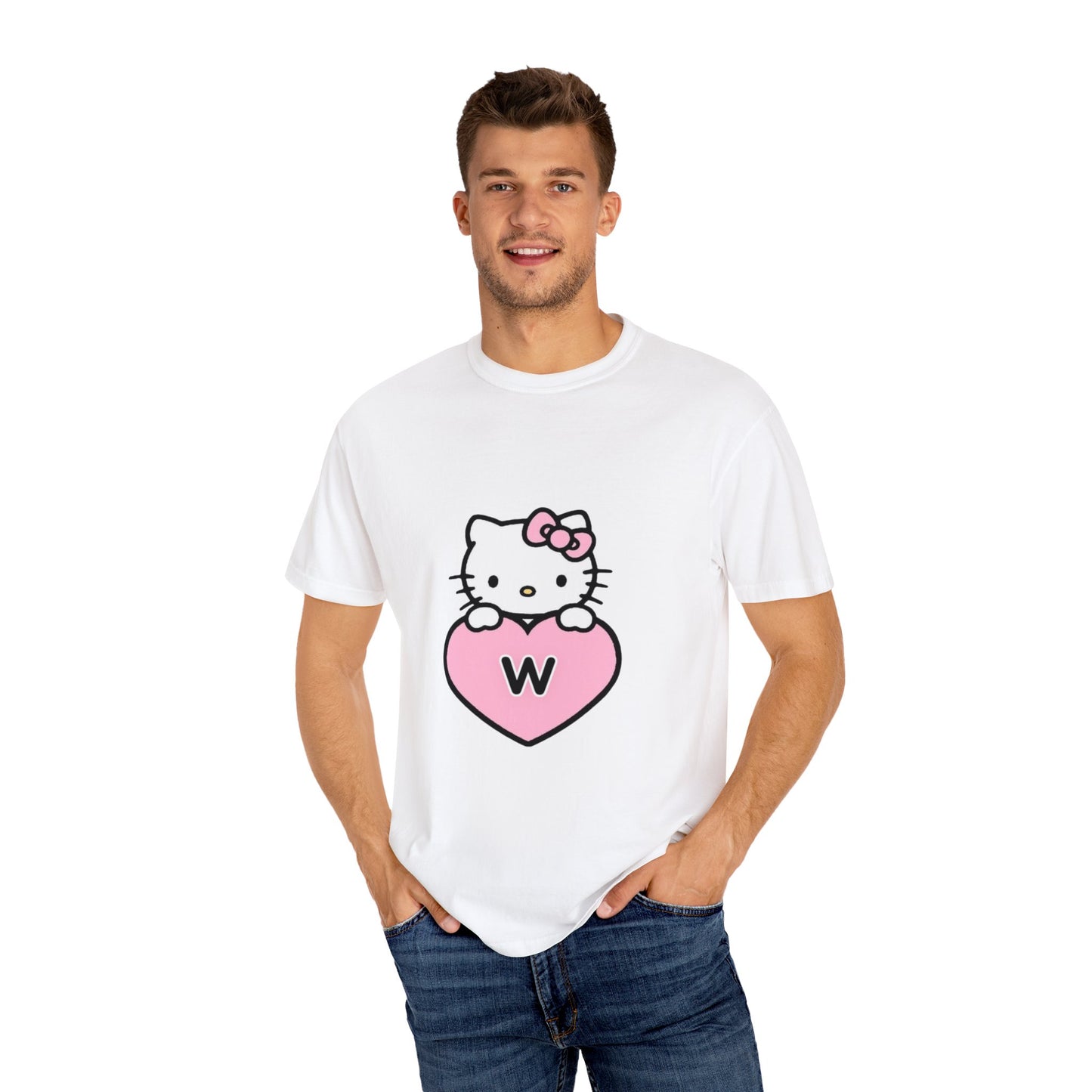 Hello Kitty Initial T-Shirt “W”