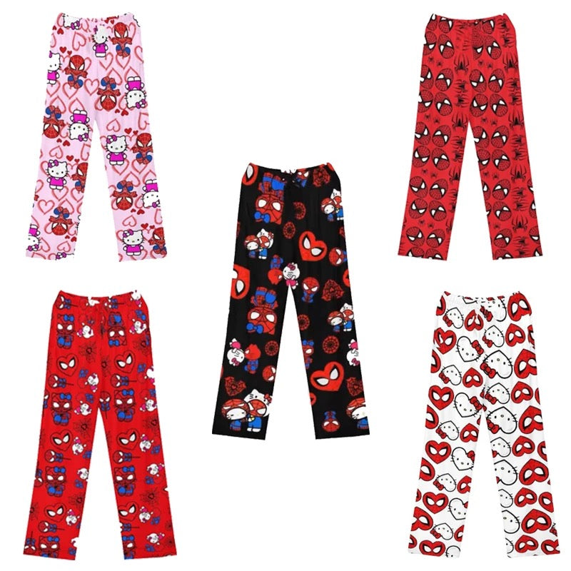 SpiderMan X Hello Kitty pants