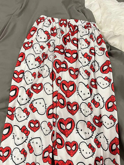 SpiderMan X Hello Kitty pants