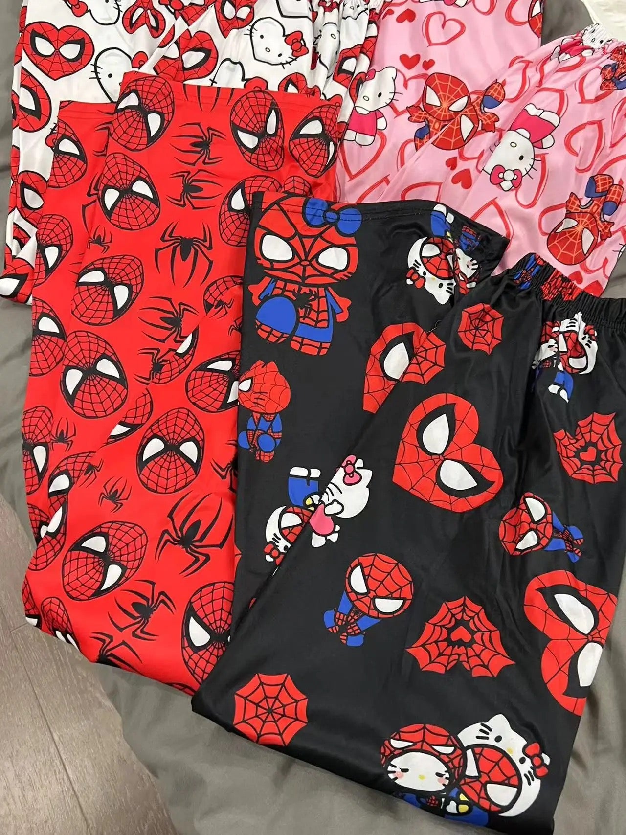 SpiderMan X Hello Kitty pants