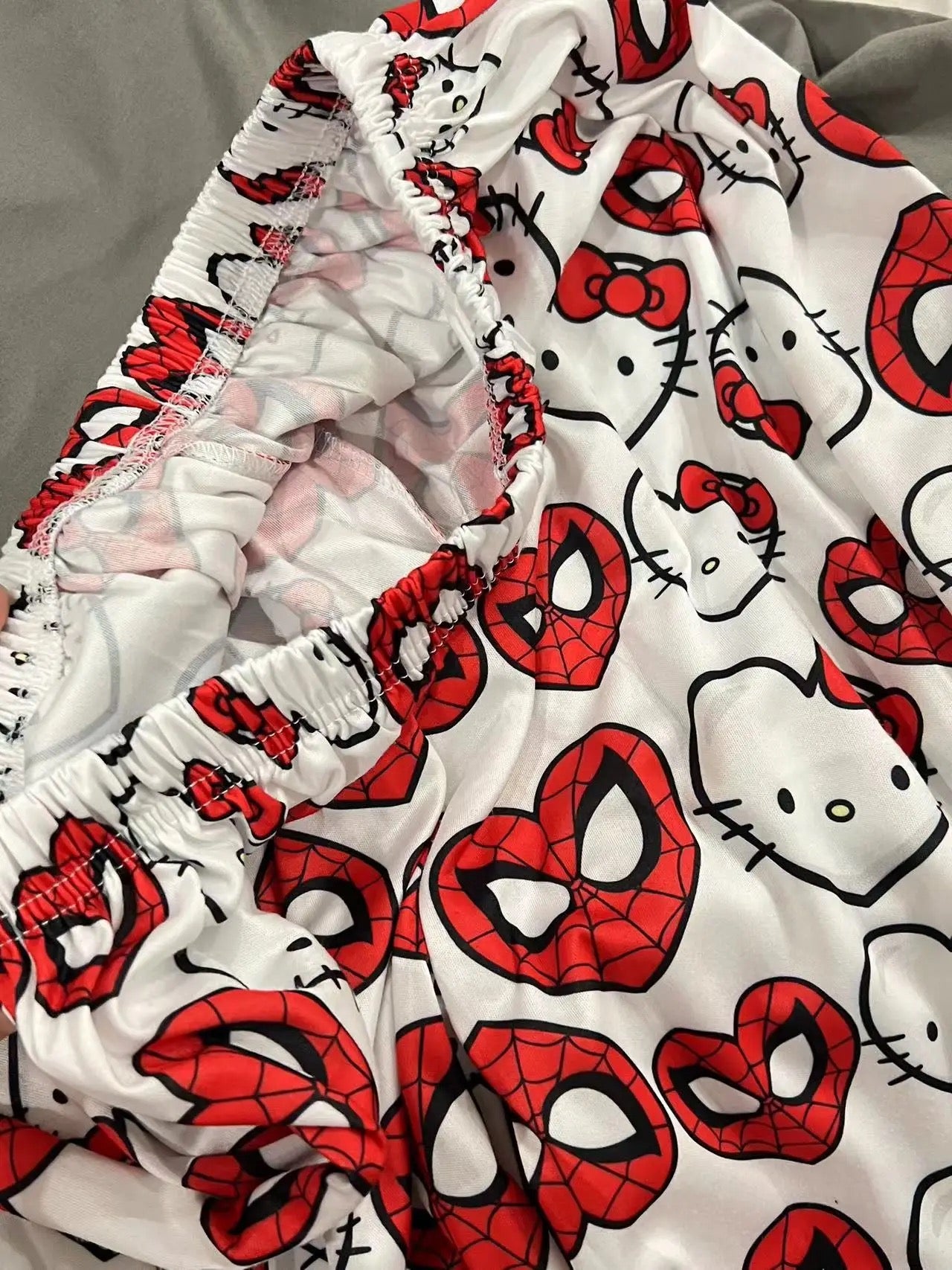 SpiderMan X Hello Kitty pants