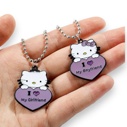 Hello Kitty Couple Necklace